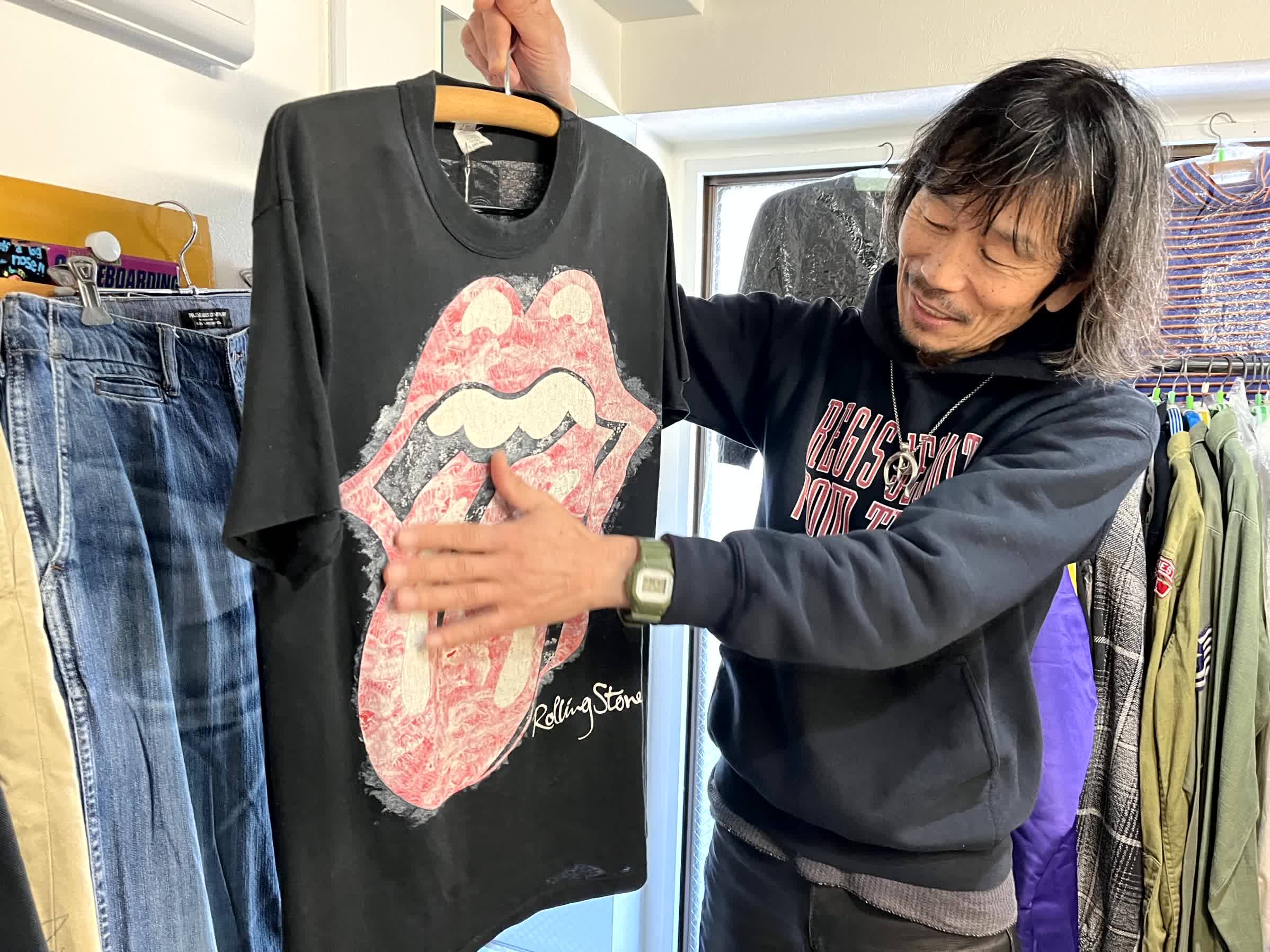 ZUTTOな人々_中下さん ストーンズTシャツと