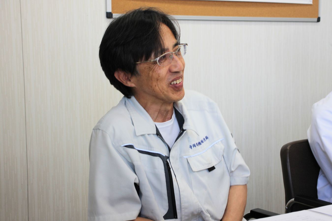 だし醤油が手間いらずなことを話す小川さん