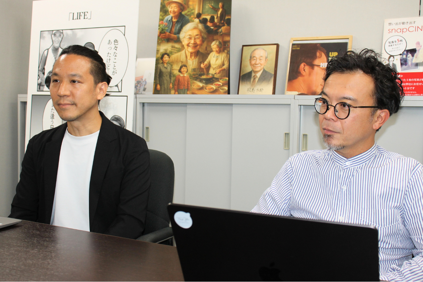 ZUTTO応援団　アスカネット　青砥さんと角田さん