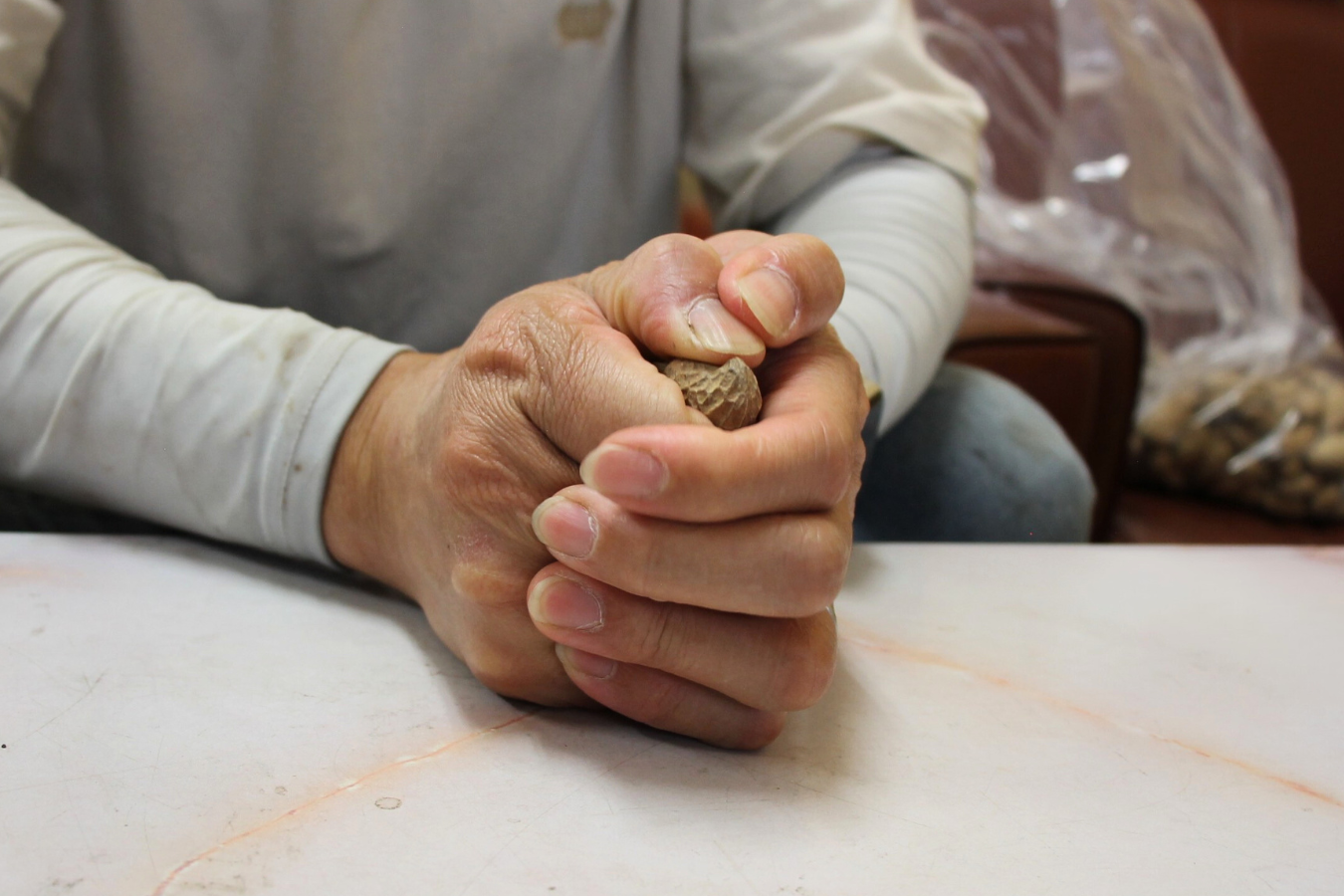 落花生を楽にむく裏技