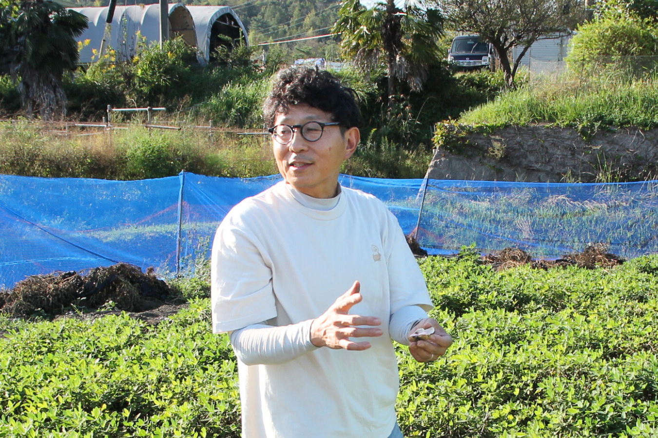 落花生畑と脇さん