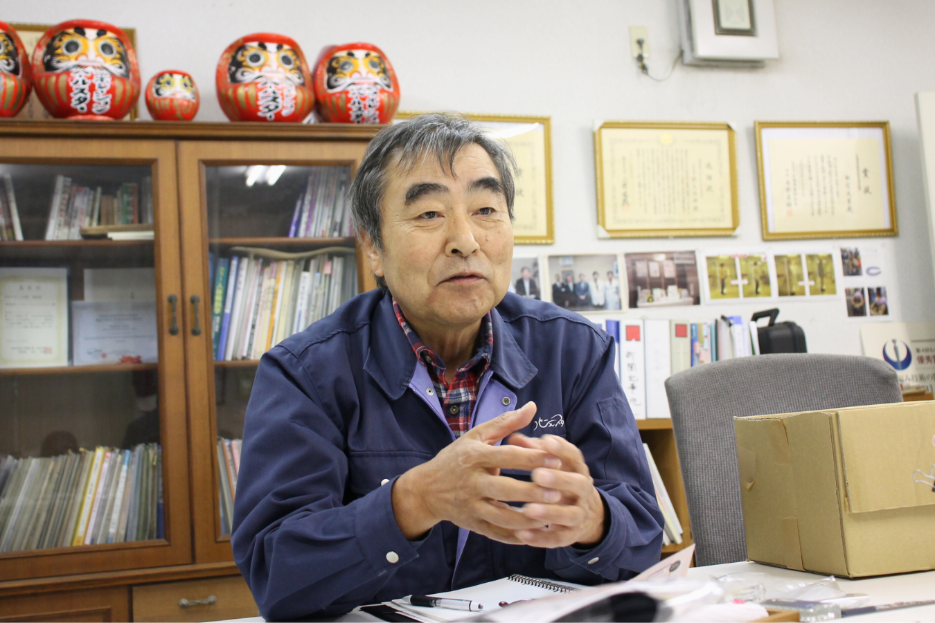 靴下開発のキッカケを語る大草さん