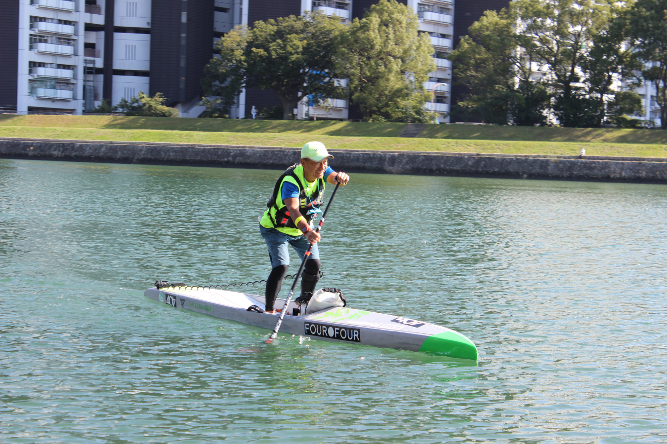 常連さんの華麗なSUP姿